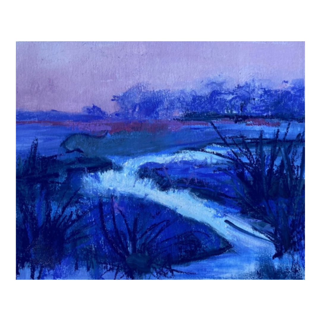 Dreamy Marsh in Blue