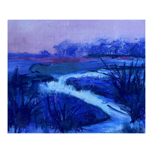 Dreamy Marsh in Blue
